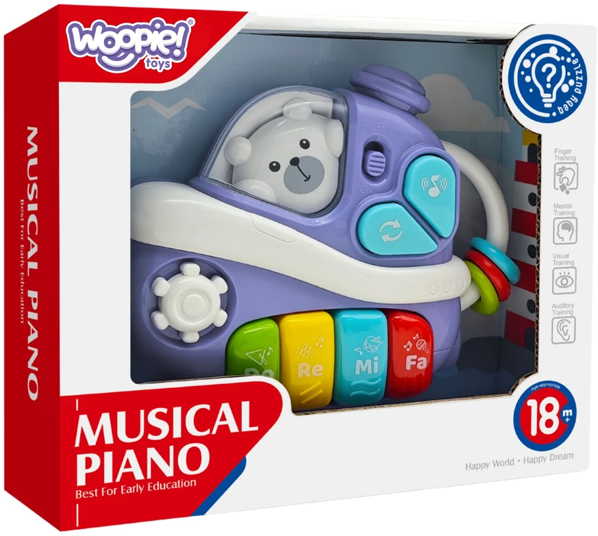 WOOPIE BABY interaktyvus muzikinis fortepijono laivas