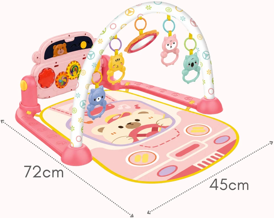WOOPIE BABY interaktyvus pianino žaidimų kilimėlis kūdikiams 3 in 1