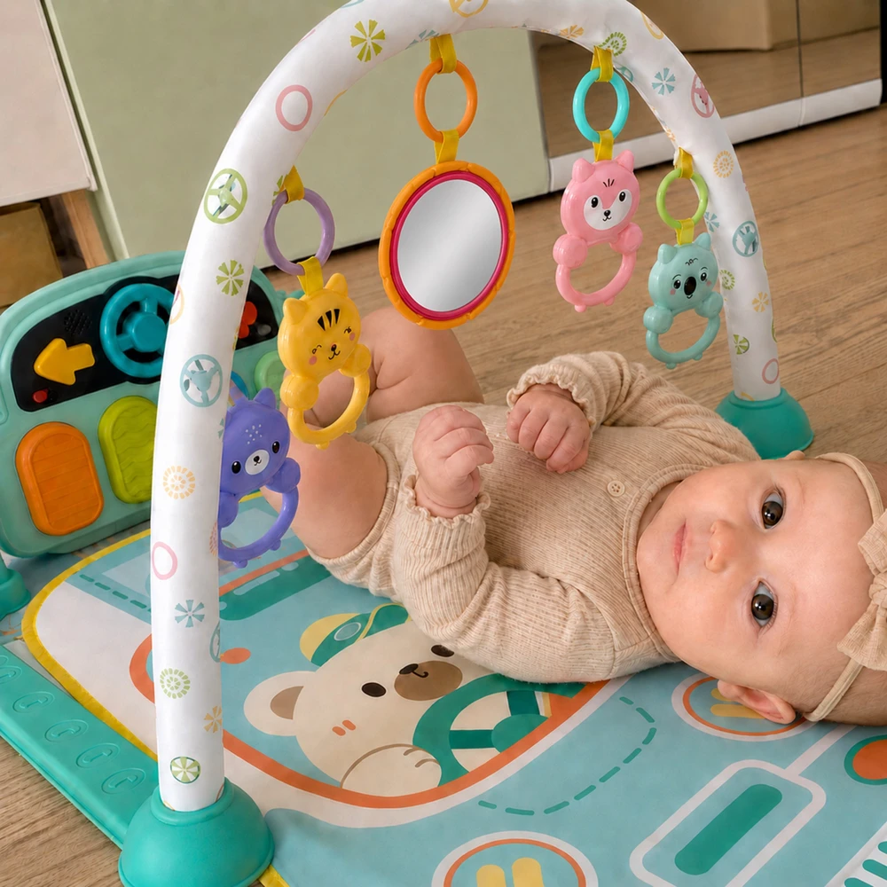 WOOPIE BABY interaktyvus žaidimų kilimėlis su pianinu