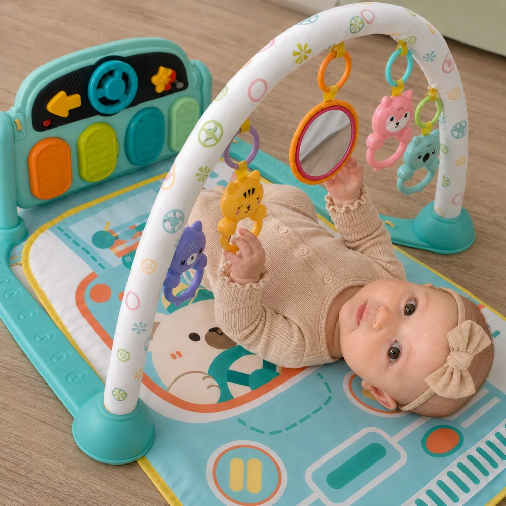 WOOPIE BABY interaktyvus žaidimų kilimėlis su pianinu