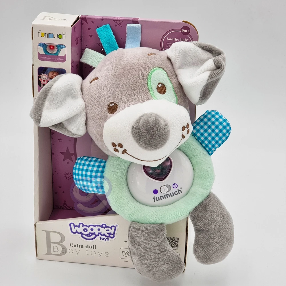 Woopie Baby WOOPIE Interaktyvi Pliušinė Lėlė - Šviesos ir Garso Pliušinis Šuo