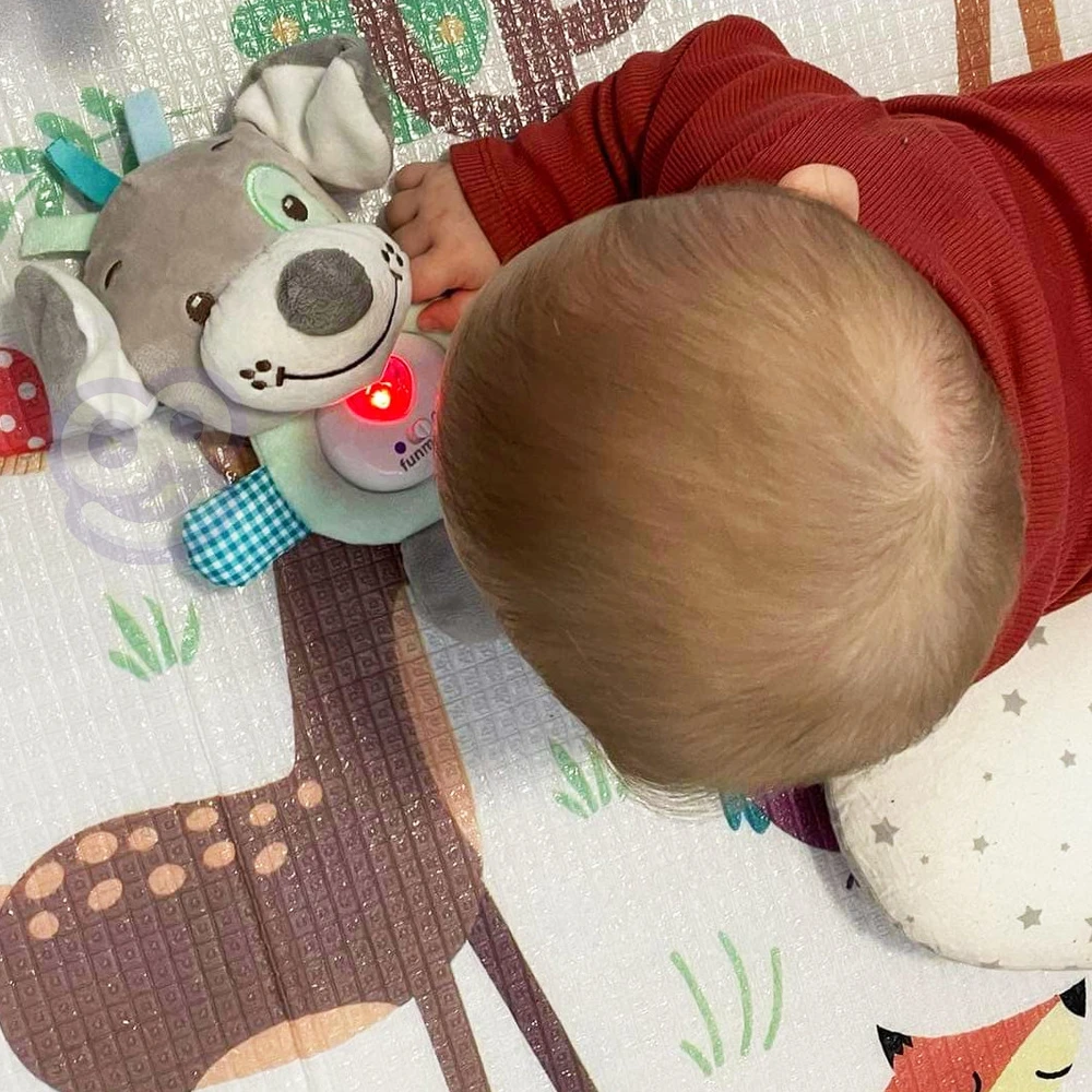 Woopie Baby WOOPIE Interaktyvi Pliušinė Lėlė - Šviesos ir Garso Pliušinis Šuo