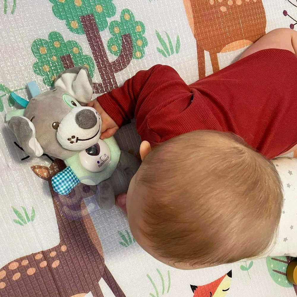Woopie Baby WOOPIE Interaktyvi Pliušinė Lėlė - Šviesos ir Garso Pliušinis Šuo