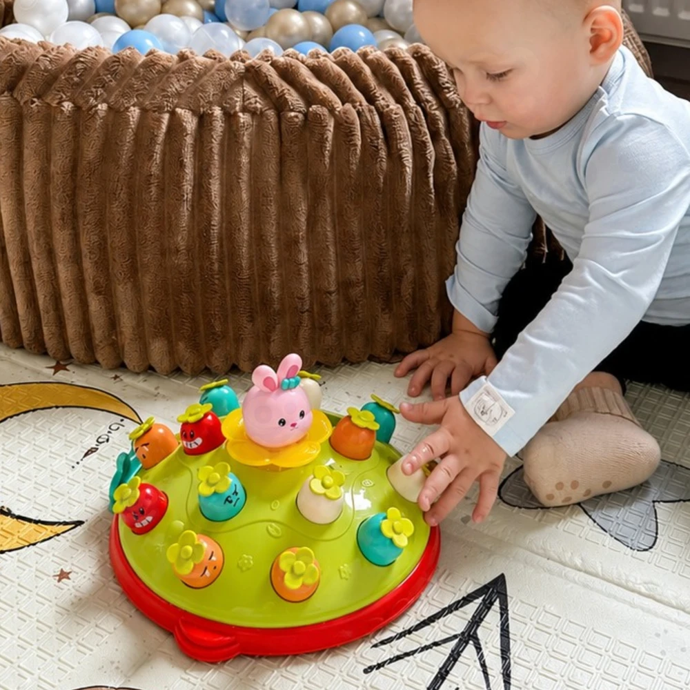Interaktyvus refleksų žaidimas Įkalk morką WOOPIE BABY