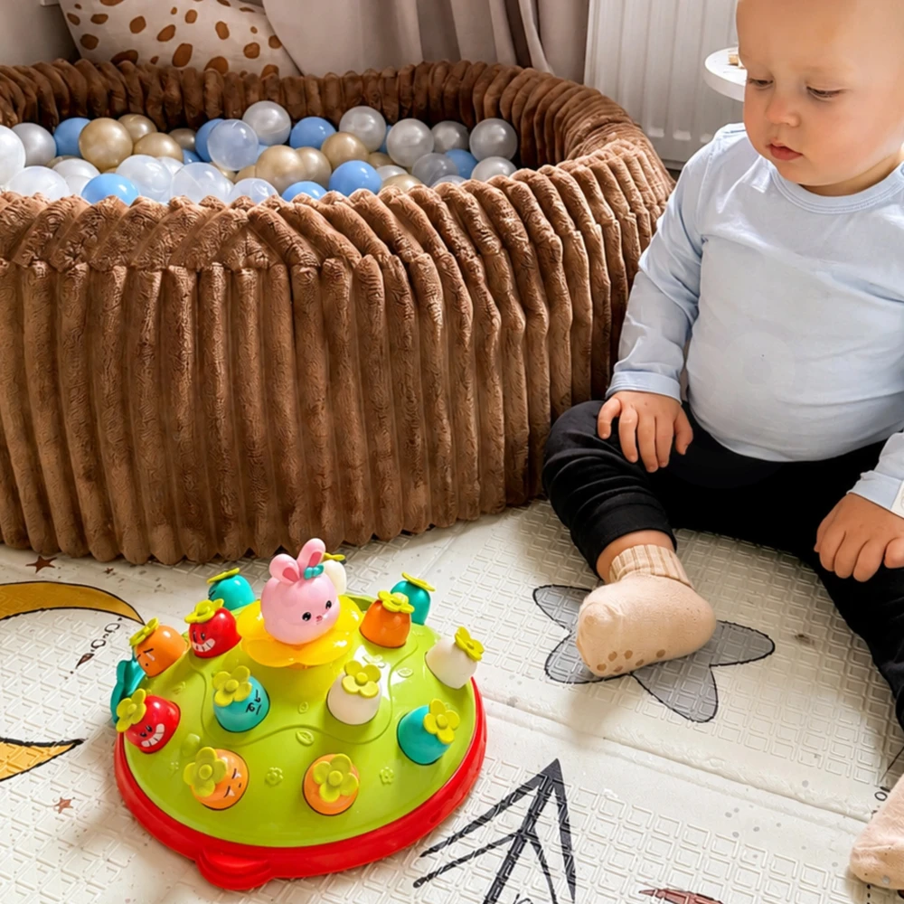 Interaktyvus refleksų žaidimas Įkalk morką WOOPIE BABY