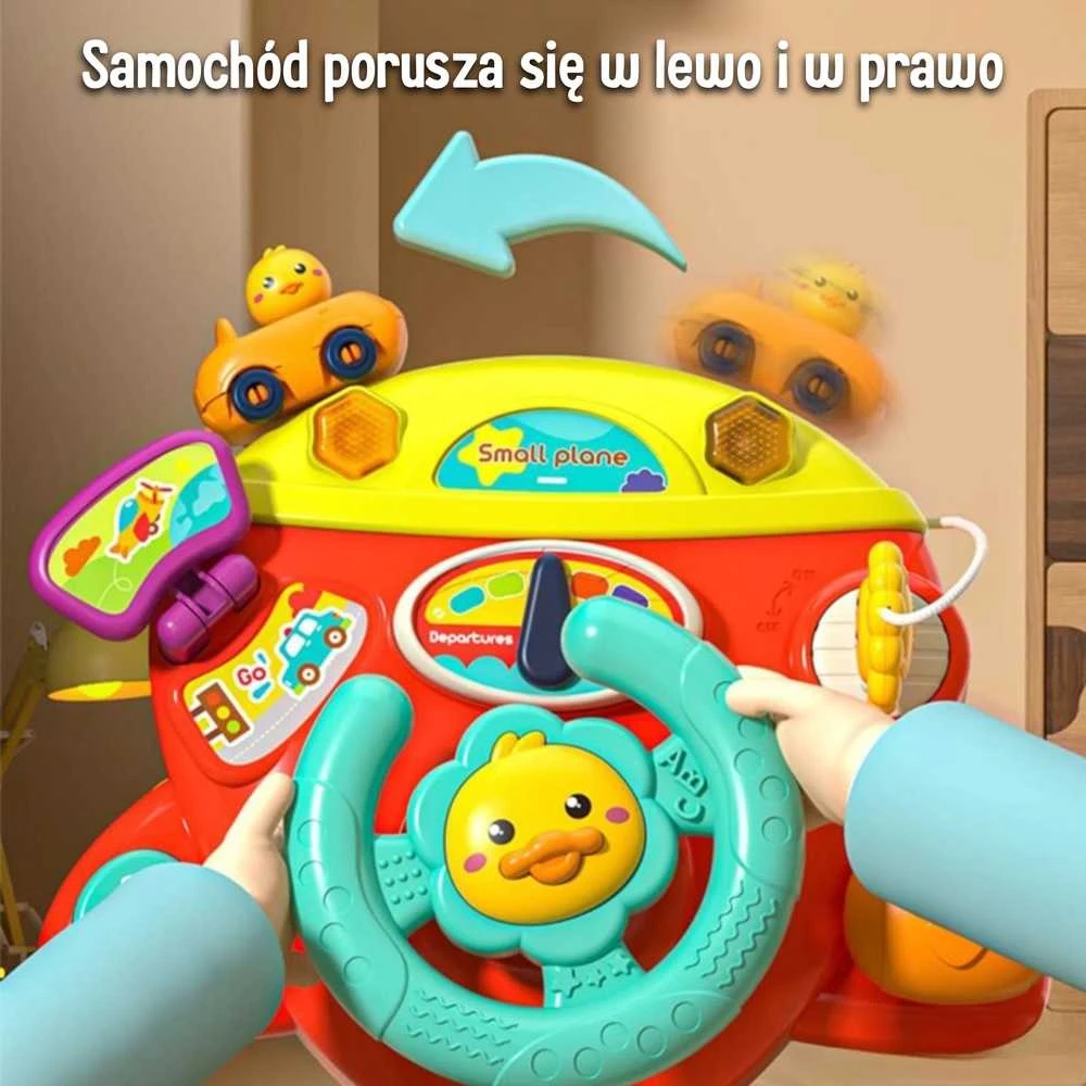 Woopie Baby Interaktyvus lėktuvas su vairu WOOPIE kūdikiams