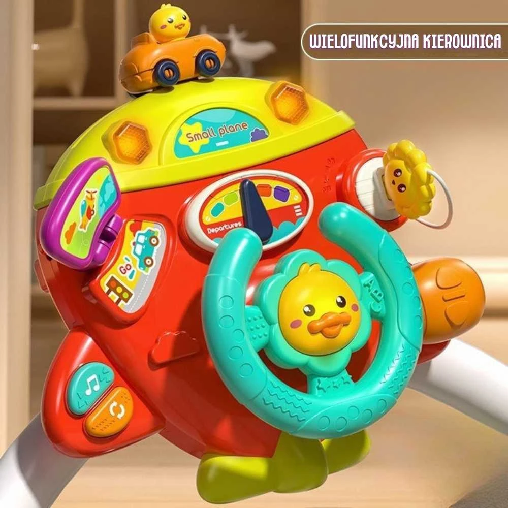 Woopie Baby Interaktyvus lėktuvas su vairu WOOPIE kūdikiams