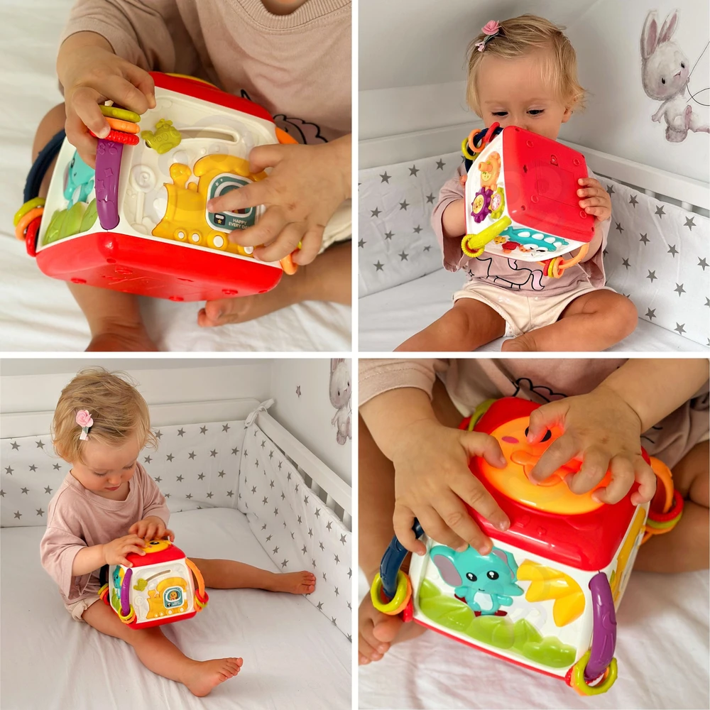 WOOPIE BABY interaktyvus daugiafunkcis edukacinis kubas 18 mėn.+