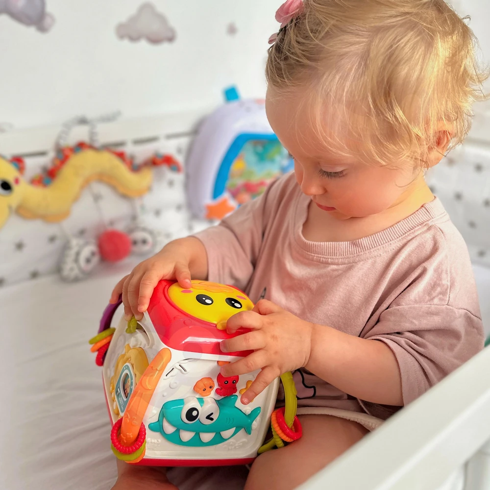 WOOPIE BABY interaktyvus daugiafunkcis edukacinis kubas 18 mėn.+