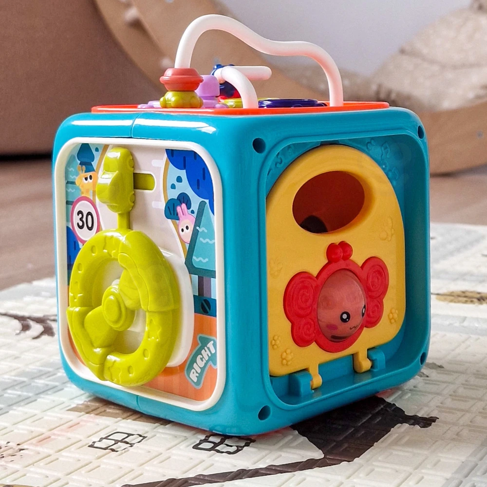 Woopie Baby WOOPIE 51565 Montessori edukacinis sensorinis kubas