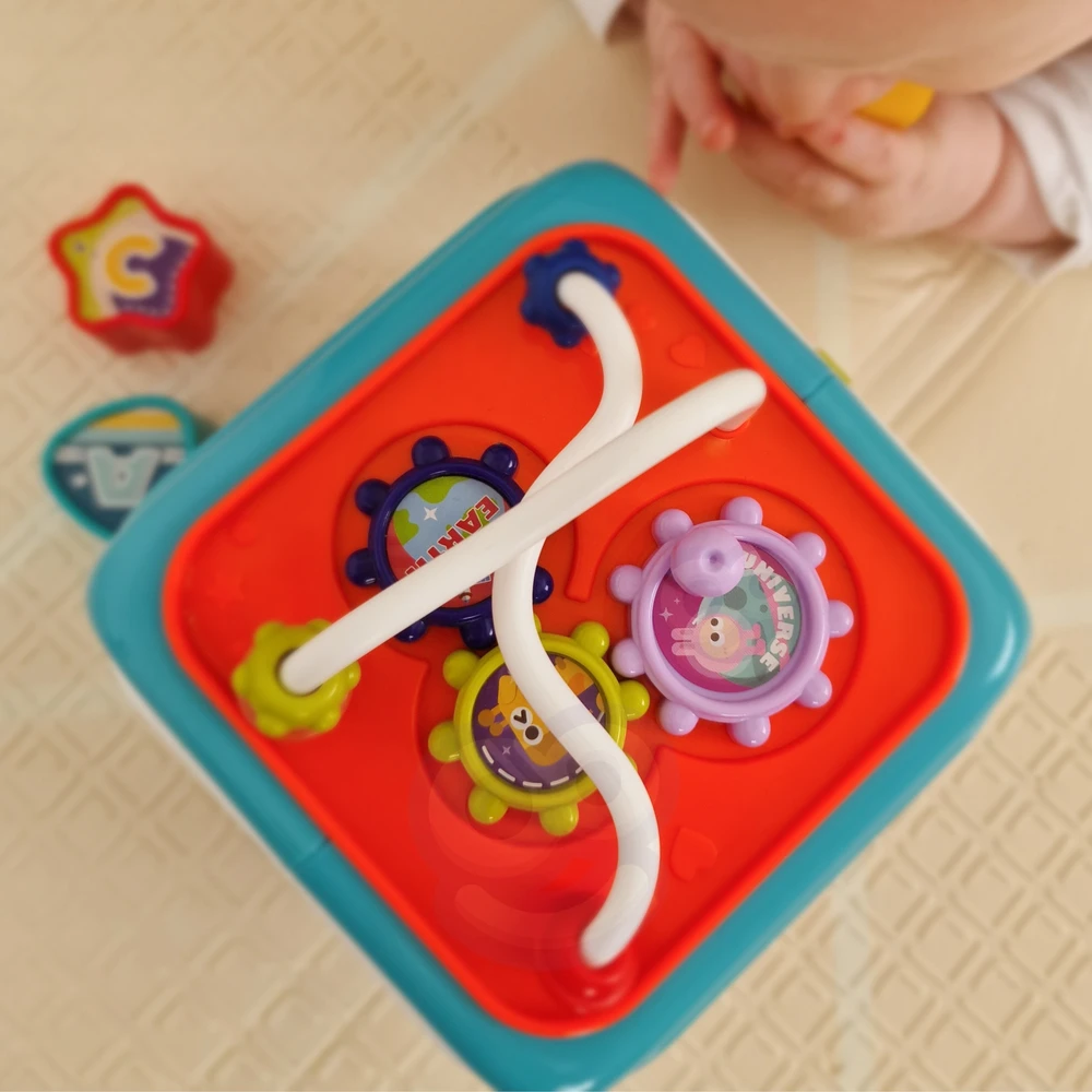 Woopie Baby WOOPIE 51565 Montessori edukacinis sensorinis kubas