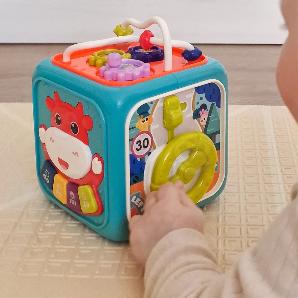 Woopie Baby WOOPIE 51565 Montessori edukacinis sensorinis kubas