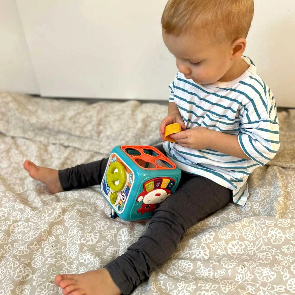 Woopie Baby WOOPIE 51565 Montessori edukacinis sensorinis kubas