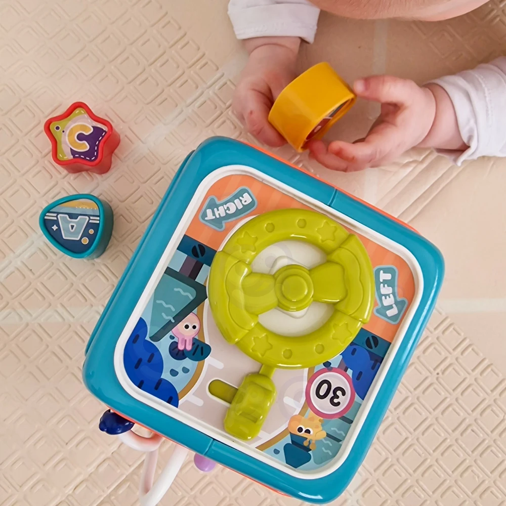 Woopie Baby WOOPIE 51565 Montessori edukacinis sensorinis kubas
