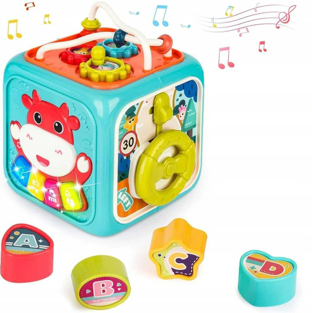 Woopie Baby WOOPIE 51565 Montessori edukacinis sensorinis kubas