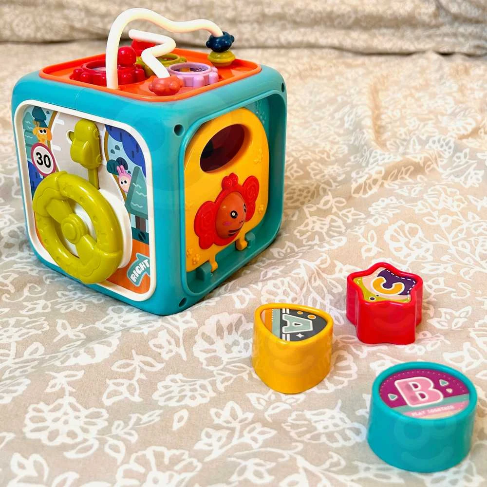 Woopie Baby WOOPIE 51565 Montessori edukacinis sensorinis kubas