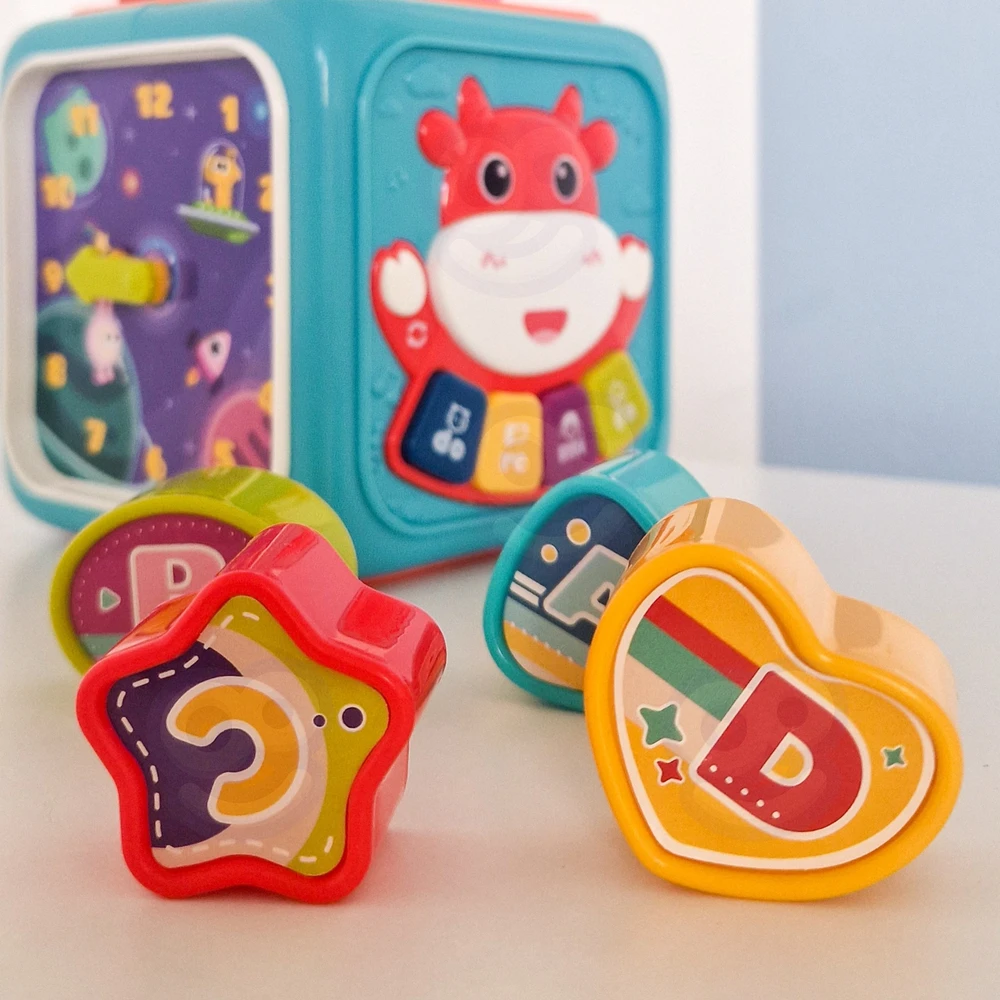 Woopie Baby WOOPIE 51565 Montessori edukacinis sensorinis kubas