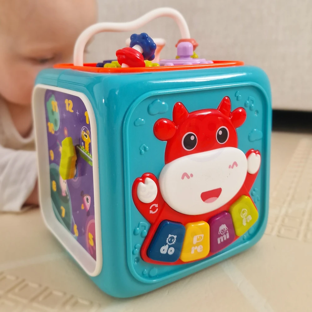 Woopie Baby WOOPIE 51565 Montessori edukacinis sensorinis kubas