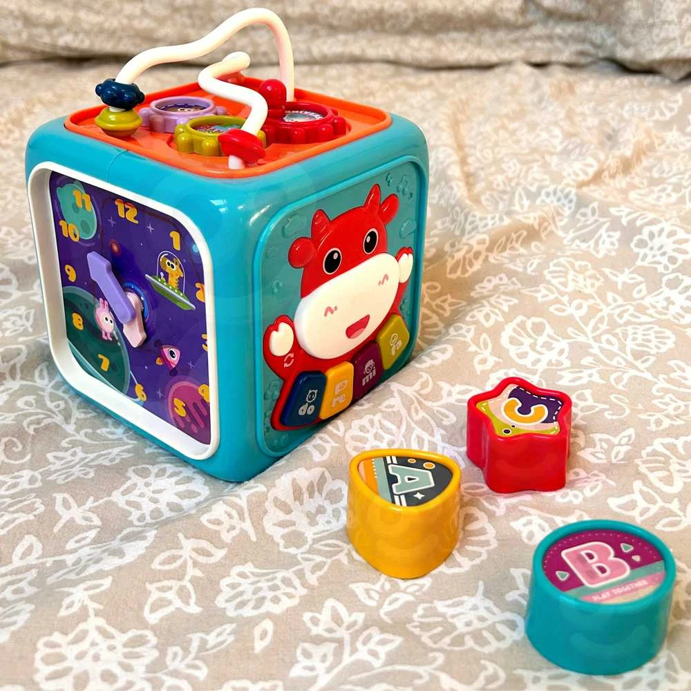 Woopie Baby WOOPIE 51565 Montessori edukacinis sensorinis kubas