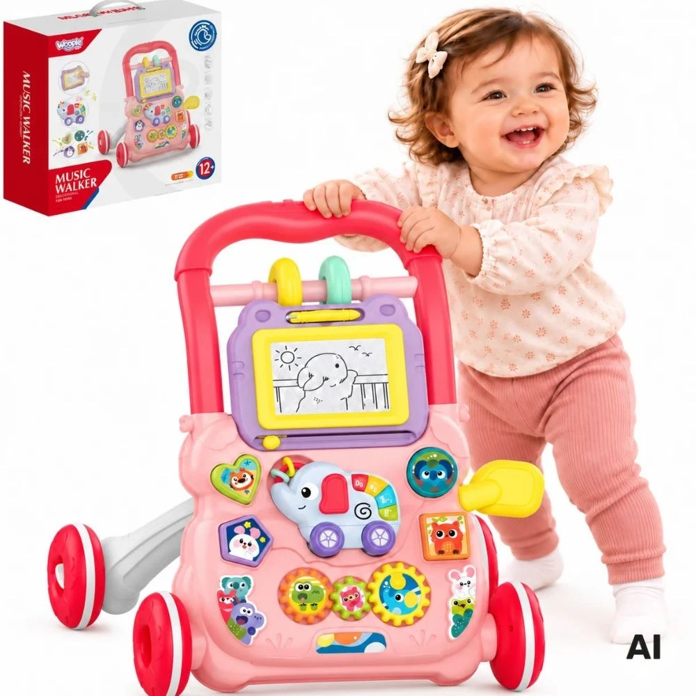 WOOPIE BABY Interactive Musical Walker + Scrapbook