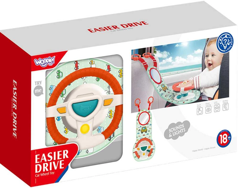 Woopie Baby WOOPIE Interaktyvi Vairo Žaislas Automobiliui su Garso Efektais