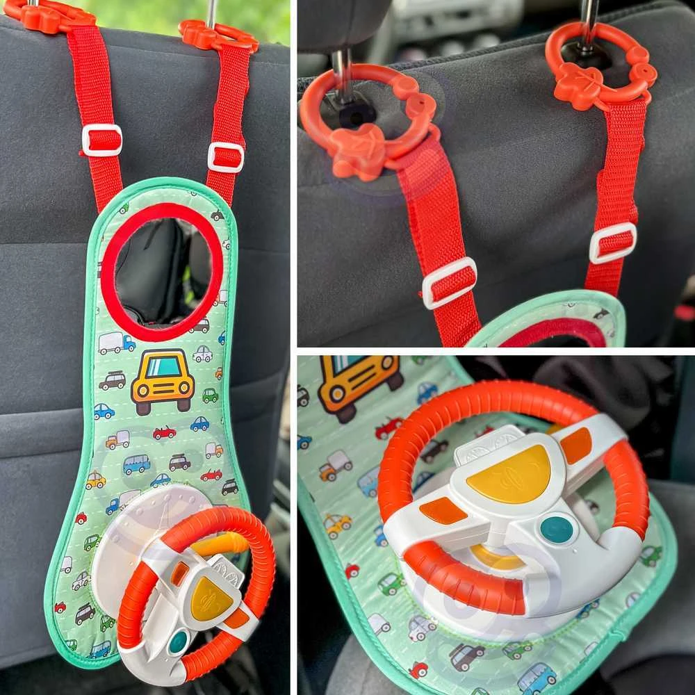 Woopie Baby WOOPIE Interaktyvi Vairo Žaislas Automobiliui su Garso Efektais