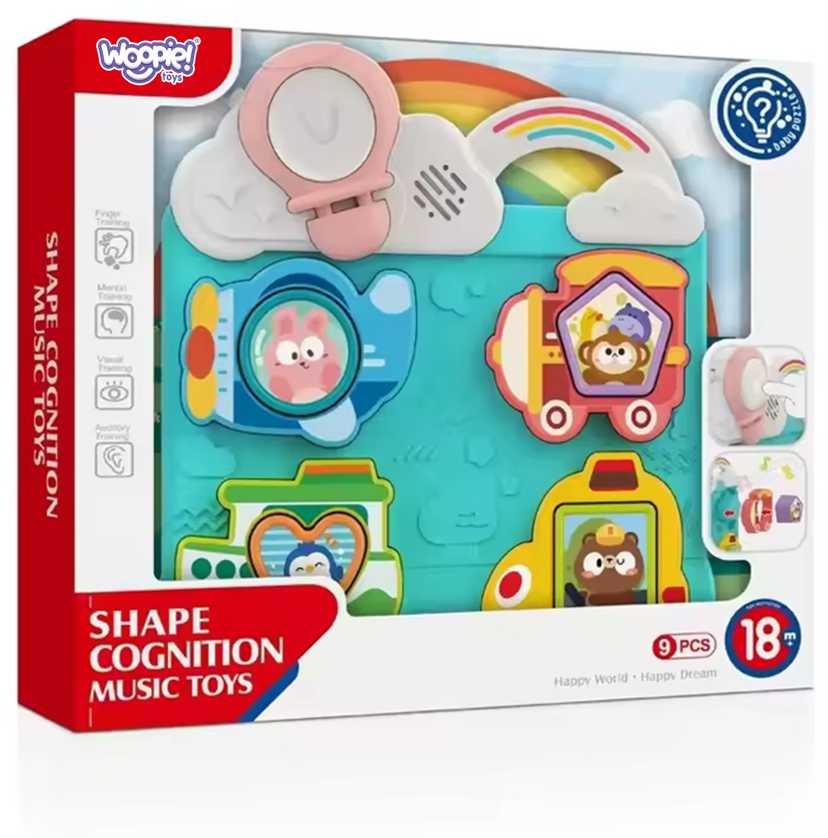 Woopie Baby WOOPIE Interaktyvi Dėlionė Transporto priemonės ir Gyvūnai Mėlyna