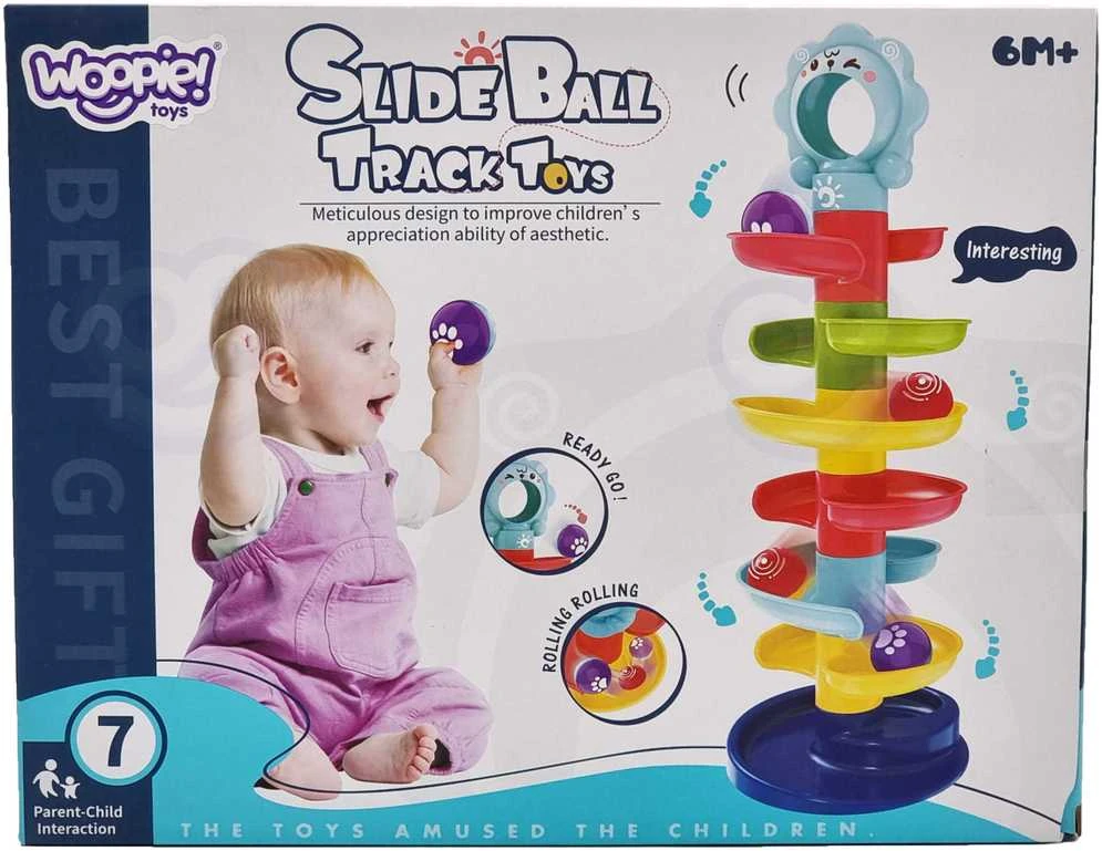 WOOPIE BABY Ball Track Spiral Set + 2 Balls