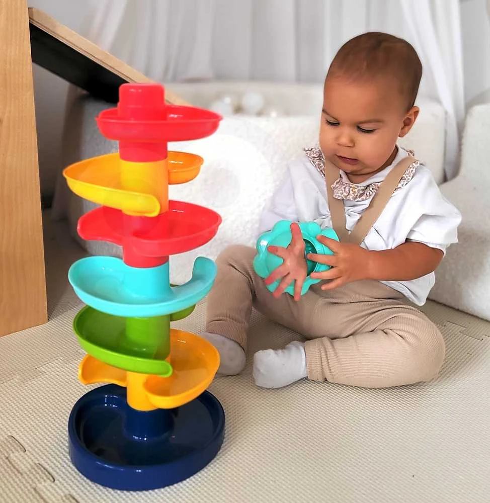 WOOPIE BABY Ball Track Spiral Set + 2 Balls
