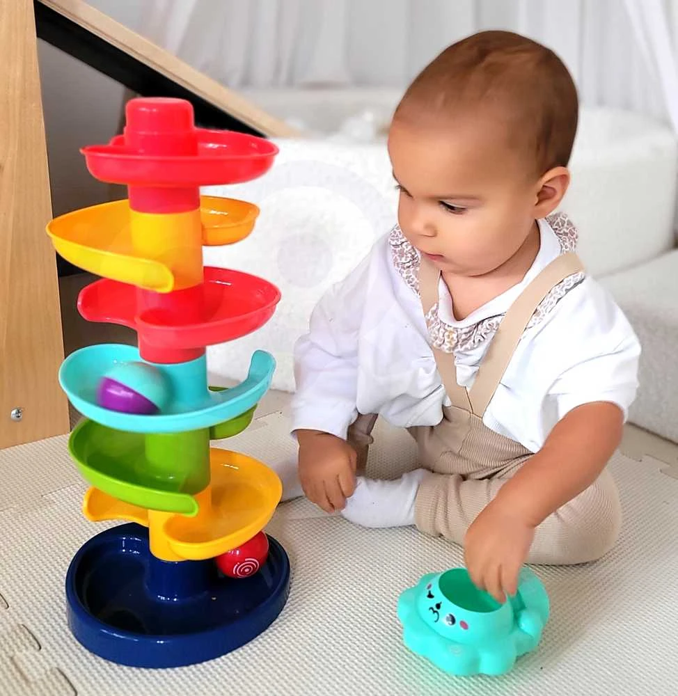 WOOPIE BABY Ball Track Spiral Set + 2 Balls
