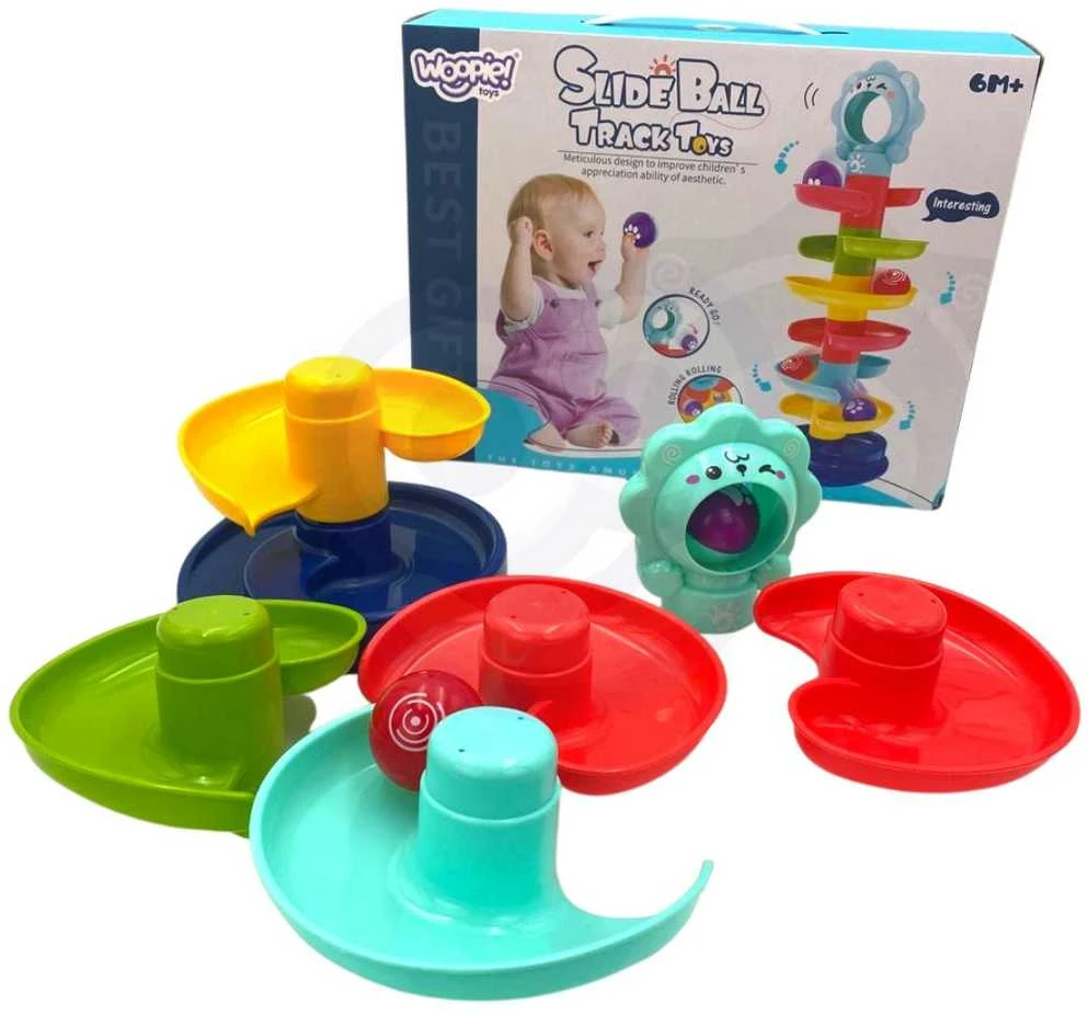 WOOPIE BABY Ball Track Spiral Set + 2 Balls