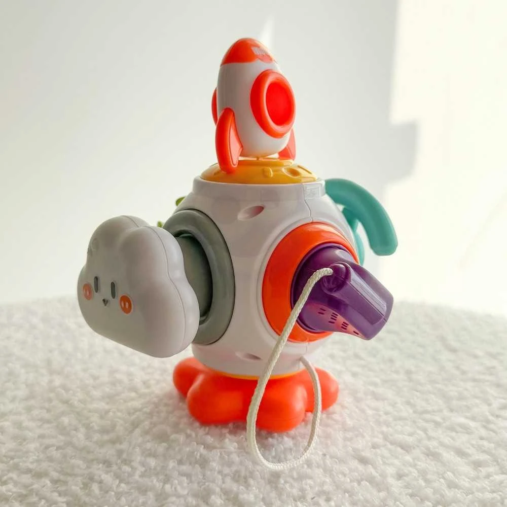 Montessori edukacinė sensorinė raketa vaikams WOOPIE BABY