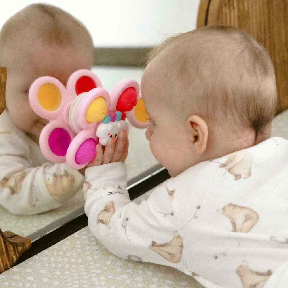 Woopie Rožiniai kosminiai sensoriniai suktukai Pop-it 3 vnt