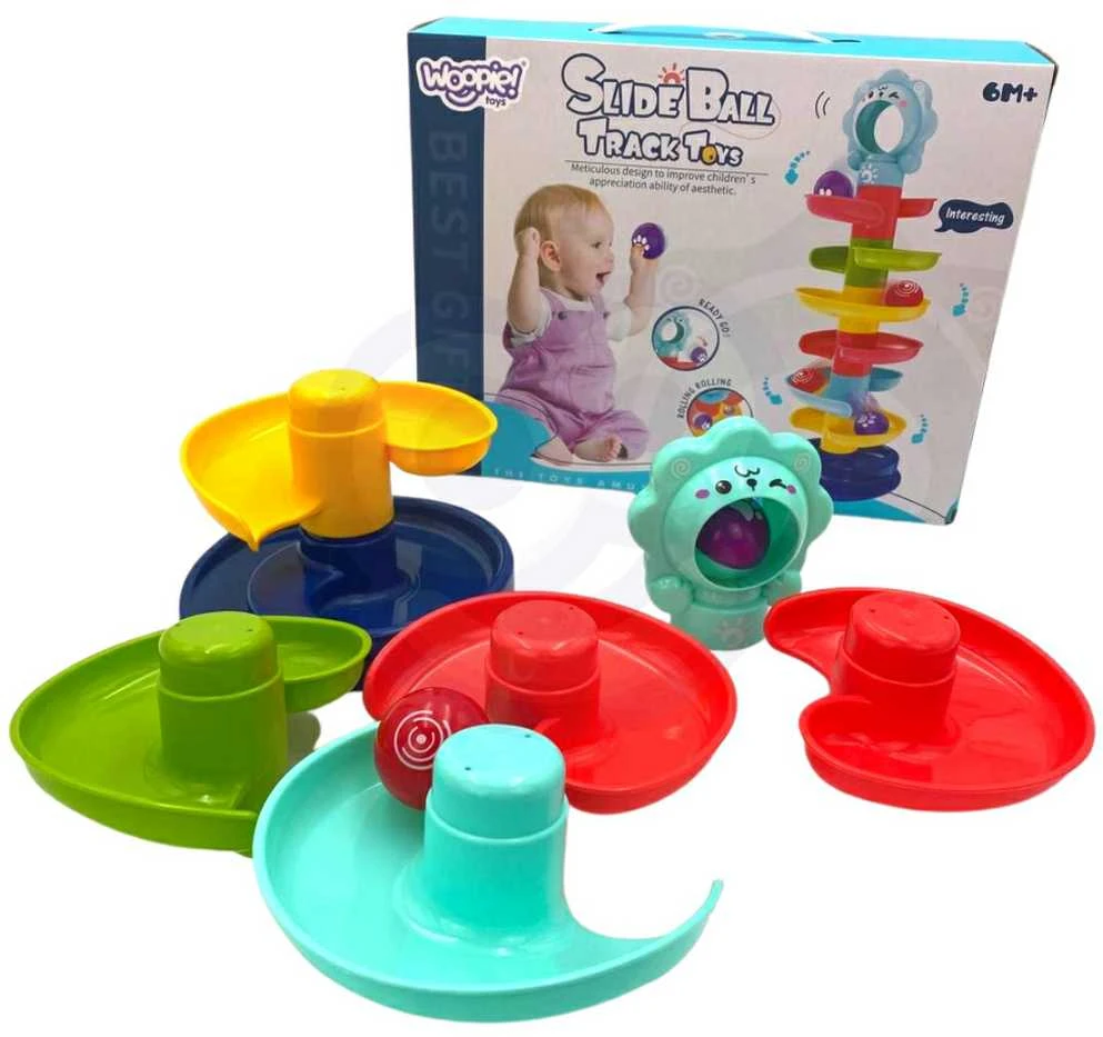 WOOPIE BABY Ball Track Spiral Set + 2 Balls