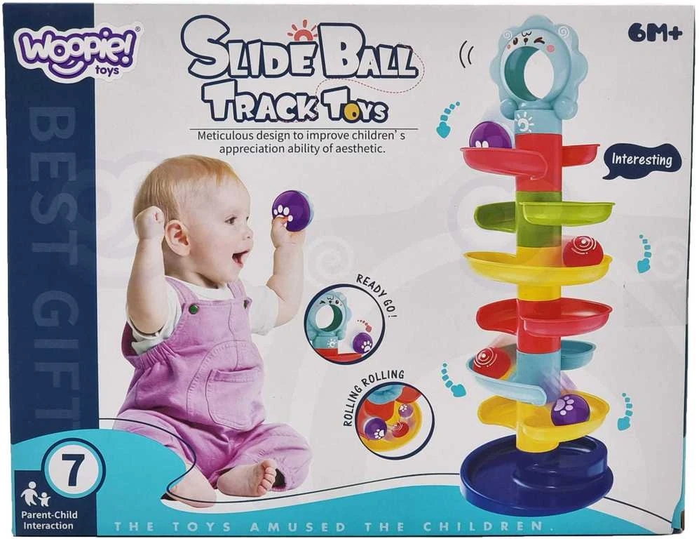WOOPIE BABY Ball Track Spiral Set + 2 Balls