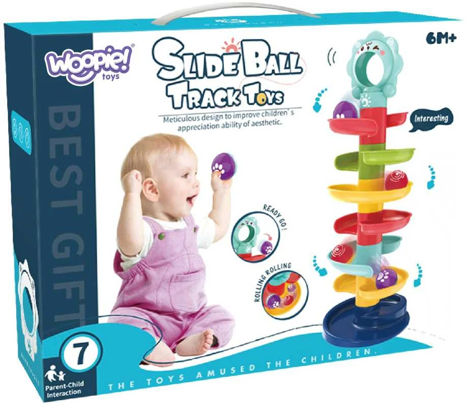 WOOPIE BABY Ball Track Spiral Set + 2 Balls