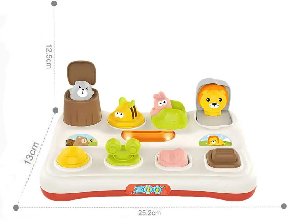 Woopie Baby WOOPIE Edukacinė Žaislas Pop Up Gyvūnai