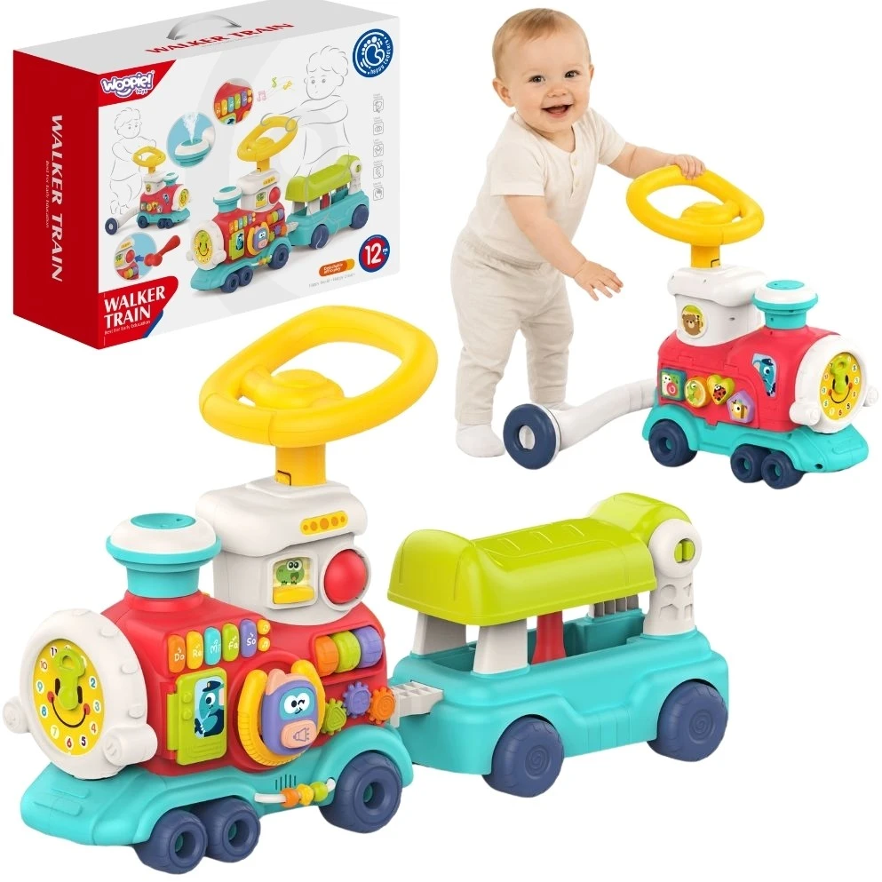 WOOPIE BABY traukinukas stumdukas važiuojantis 2 in 1