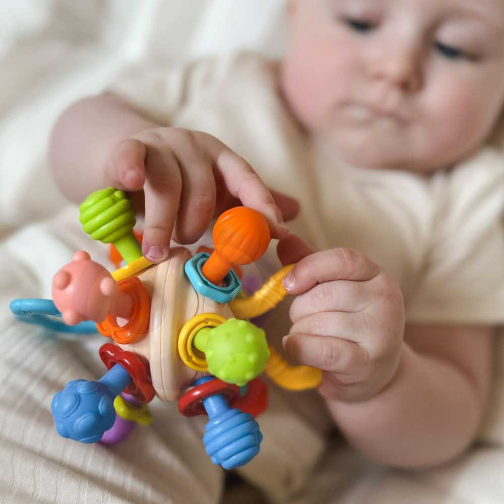 Woopie Baby Woopie kūdikio spalvingas smėlis suformuota žiurkė