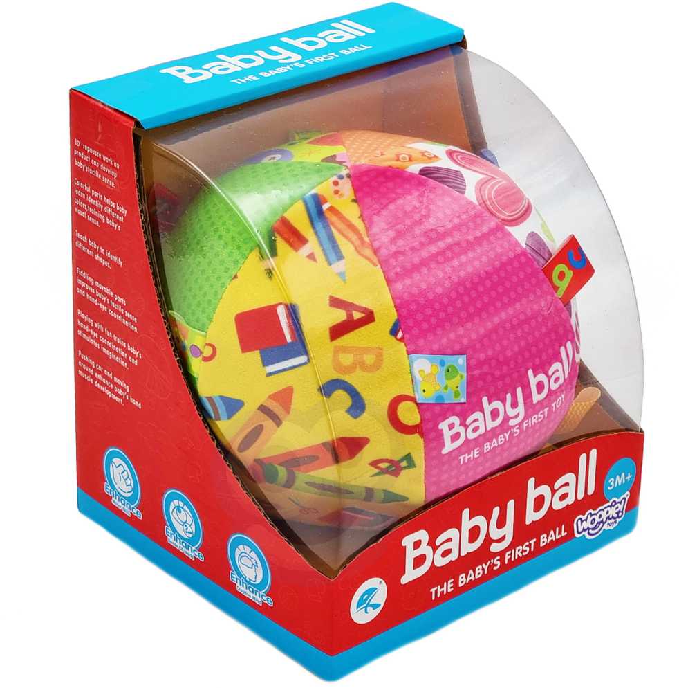 Woopie Baby WOOPIE Minkšta Sensorinė Kamuoliukas Pani Metka su Žymenimis + Garso Efektu