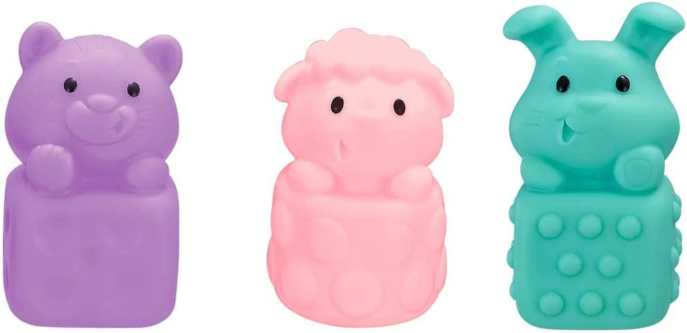 Woopie Baby WOOPIE Žaislai Žvėreliai Sensory 6 vnt