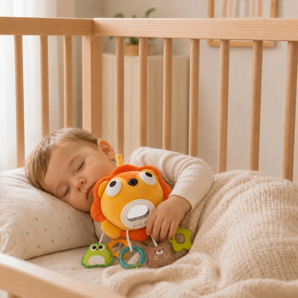 Woopie Baby Minkštas interaktyvus pliušinis liūtas WOOPIE