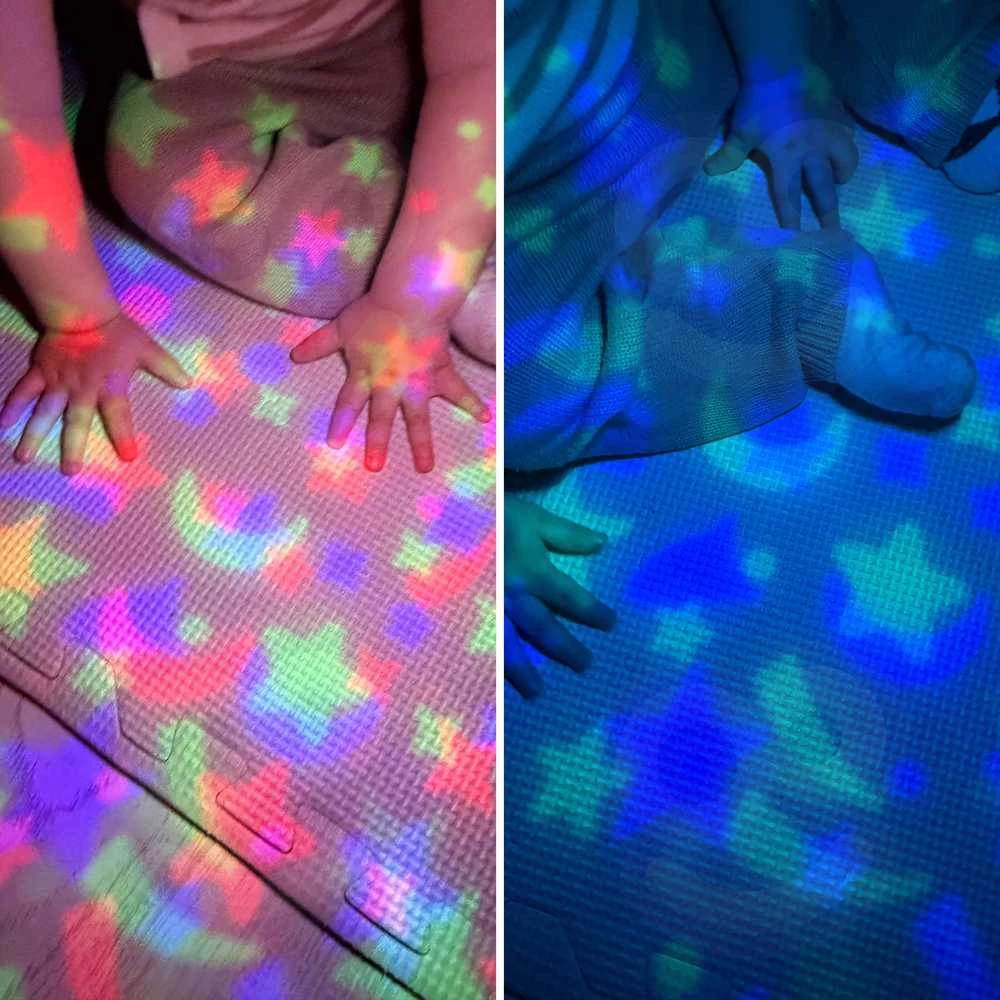 Miego draugas meškinas su projektoriumi ir lopšinėmis WOOPIE BABY