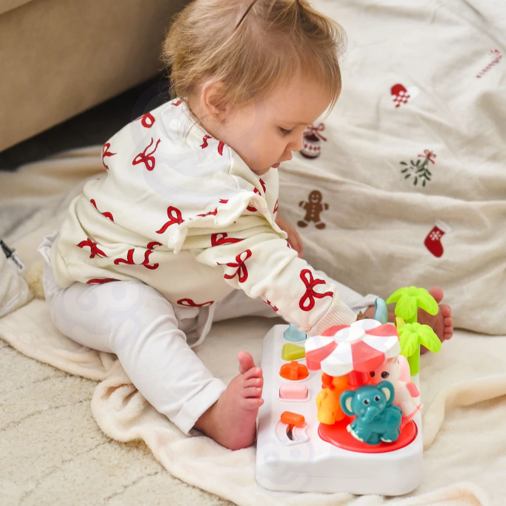 Woopie Baby Vaikiškas interaktyvus žaislas WOOPIE Pop-Up karuselė