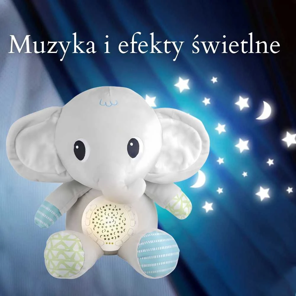 Miego draugas drambliukas su projektoriumi ir lopšinėmis WOOPIE BABY