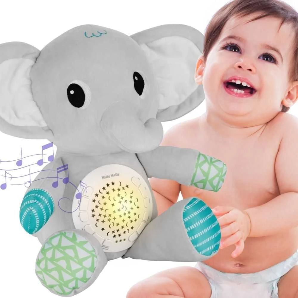 Miego draugas drambliukas su projektoriumi ir lopšinėmis WOOPIE BABY