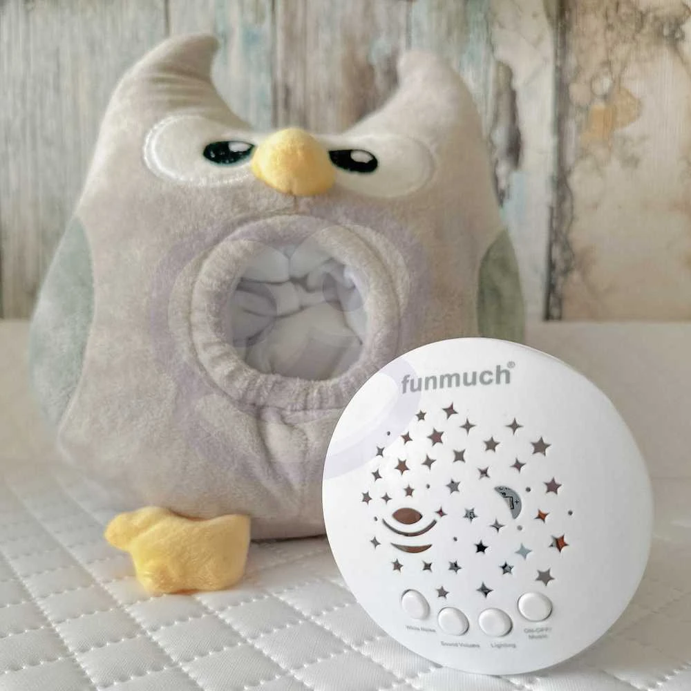 Woopie Baby Woopie Pliušinis Miego Pagalbininkas 2in1 Pelėda - 10 Migdomųjų