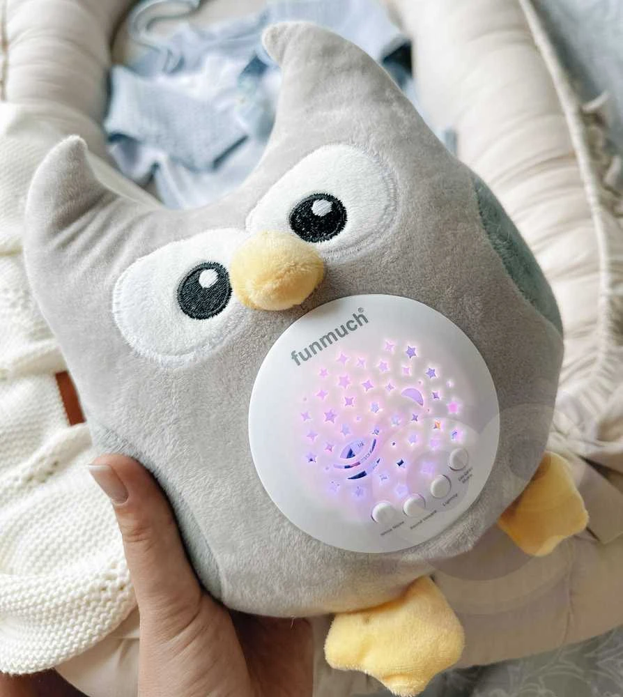 Woopie Baby Woopie Pliušinis Miego Pagalbininkas 2in1 Pelėda - 10 Migdomųjų