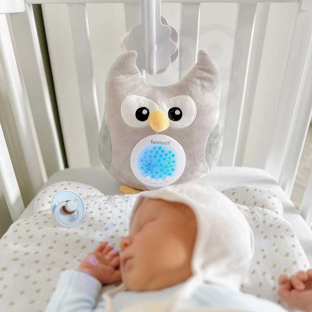 Woopie Baby Woopie Pliušinis Miego Pagalbininkas 2in1 Pelėda - 10 Migdomųjų