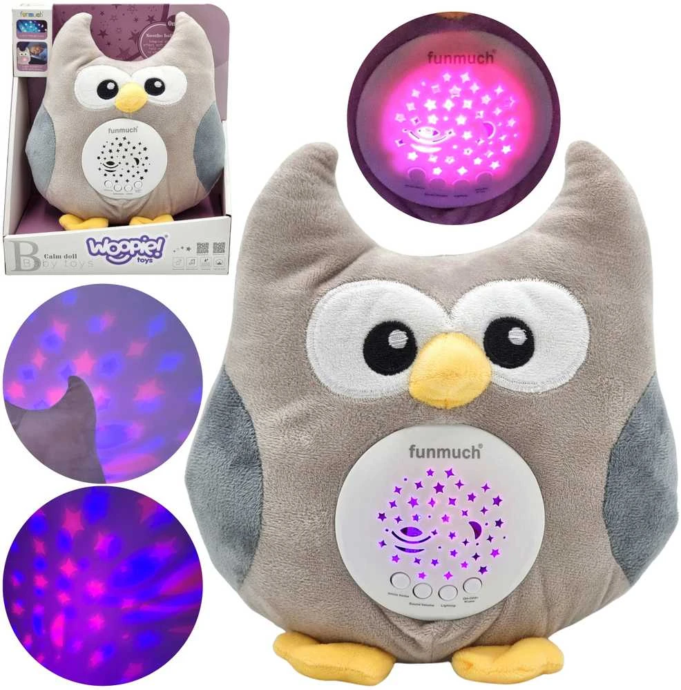 Woopie Baby Woopie Pliušinis Miego Pagalbininkas 2in1 Pelėda - 10 Migdomųjų